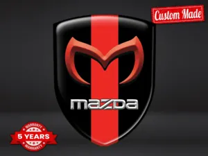 Mazda Etiquetas Negocio Resistentes Alta Gama Derrape